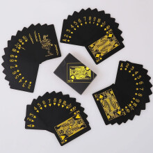 Durable Waterproof PVC Playing Cards for Home Gatherings and Leisure Games - Yellow, Long-Lasting, Wear-Resistant Design