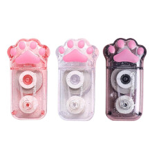 Mini Correction Rollers Pack of 3, Cat Paws Design, Adhesive Correction Tape for Scrapbooking and Card Making, White