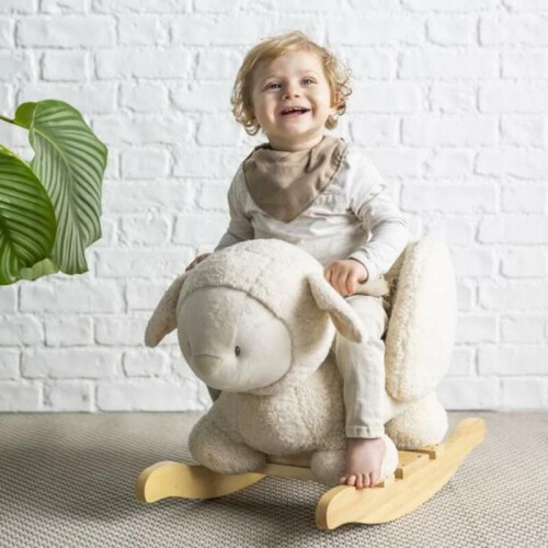 Nattou - Bascule Teddy el oveja crudo 1