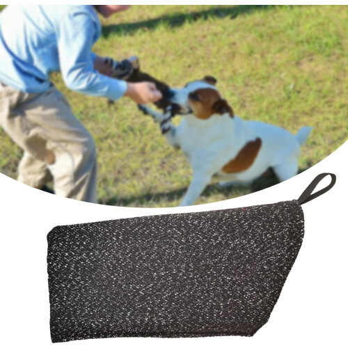 Dog Training Arm Sleeve - Professional Interactive Bite Cuff for Young Dogs, Durable Black Material, Adjustable Fit 1