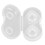 2pcs Nipple Corrector Breastfeeding Transparent 9
