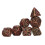 7pcs Bloodstain Dice Multi Faceted Blood Bronze 9