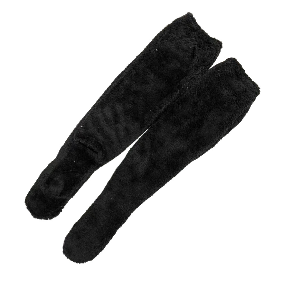 2x Stay Cozy With These Easy-to-wear Thigh High Socks Black Soft And-image-OPC-PK698T8-NEW