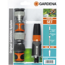 GARDENA Grundausstattung 20/27 – Geeignet für Schlauch Ø19mm – Kompatibel mit dem Original GARDENA System – Komplettset – 2 Jahre Garantie