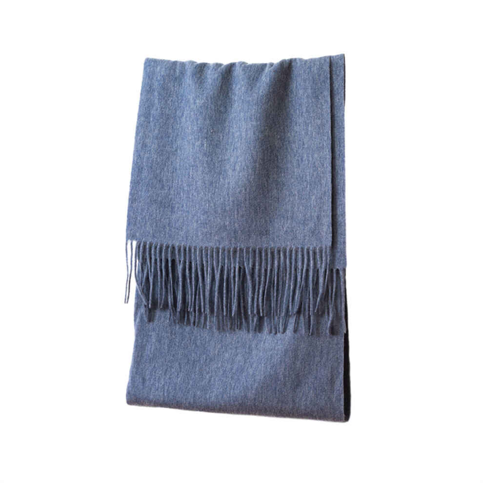 (Misty Blue) Warm And Fashionable Wool Scarf Versatile And Easy To Match Multiple-image-OPC-PK699GB-NEW