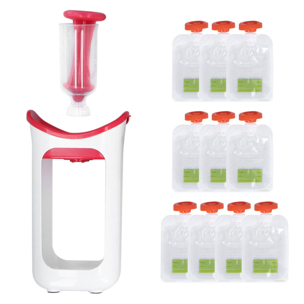 Baby Squeeze Station Fruit Puree Squeeze Station Red