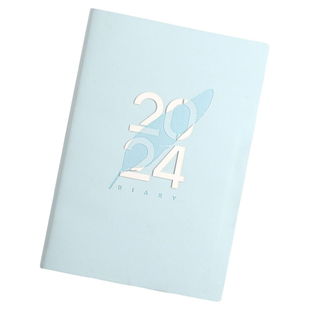 Efficient Planner Notebook for Teachers and Students, Blue 21.00x14.50x1.50CM, Includes To-Do Lists and Study Plans-image-OPC-PK699VQ-NEW