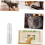 Transparent Cat Flap for Pets, Secure and Controllable Entry, Easy Installation, Ideal for Home Use, Durable Material 4