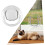 Transparent Cat Flap for Pets, Secure and Controllable Entry, Easy Installation, Ideal for Home Use, Durable Material 5
