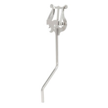 Saxophone Sheet Music Stand Alto Saxophone March Music Holder Portable Practice Stand Silver Short Model