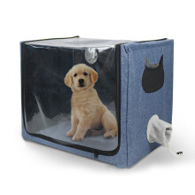 Pet Atomization Nest, Foldable Mist Box for Cats and Dogs, Portable Atomization Chamber for Home Use, Easy Clean Design