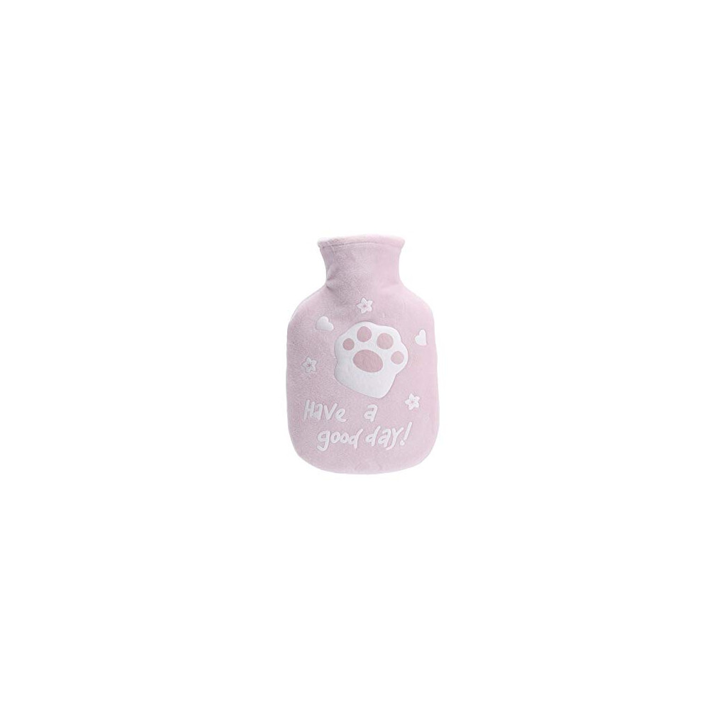 Hot Water Bottle 350ml Plush Cartoon Hand Warmer Unicorn Cat Rabbit Flamingo Soft Warm Comfort