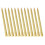 Twisted Long Candle Soy Wax Smokeless Metallic 9