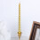 Twisted Long Candle Soy Wax Smokeless Metallic 11