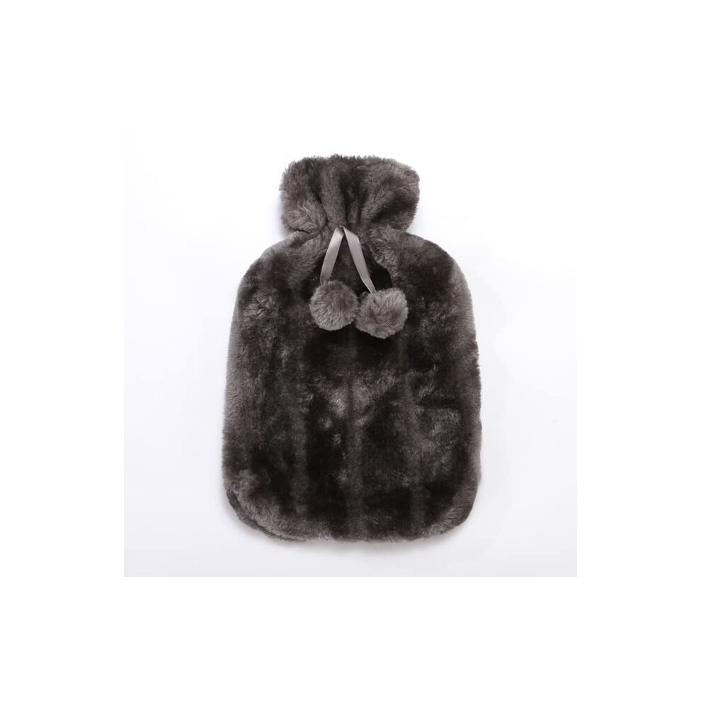 2L Plush Hot Water Bottle Cartoon Warmer Mini Explosion-Proof Reusable Hand Warmer for Winter Belly Heating