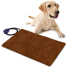 Heated Pet Pad Waterproof Heating Mat with Smart Temperature Control Removable Washable Cover Indoor Pet Accessory