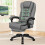 ELFORDSON ELFORDSON Massage Office Executive Gaming Chairs Heated Fabric Grey 1
