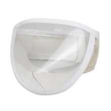 Transparent Cat Mouth Guard Mask for Grooming and Dental Care, Breathable Leak-Proof Design, Fits Cats with Head Circumference Up to 12 Inches