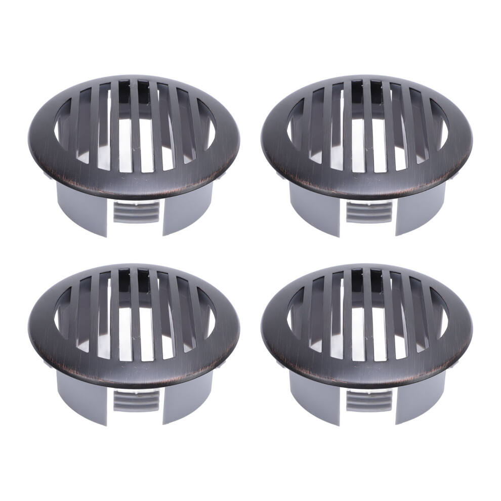 4Pcs 3In Stainless Steel Rv Air Louver Ceiling Vent For Yacht & Motorhome Black 5001344967269