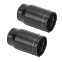 2er-Pack Ti-Legierung Fahrradventilkappen Staubdicht Wasserdicht Universell Schwarz
