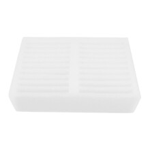 Phone Packing Foam Inserts - White Cuttable Cushion for Delicate Items, Lightweight Shockproof, Open-Top Compartments for Shipping and Packaging