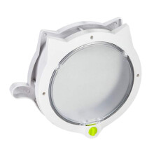 Cat Door 4-Way Lock for Indoor and Outdoor Doors, White Cat Flap for Pets, Robust Construction