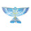 Flying RC Bird Toy 2.4GHz USB Charging LED Bionic Flapping Wings Blue 16