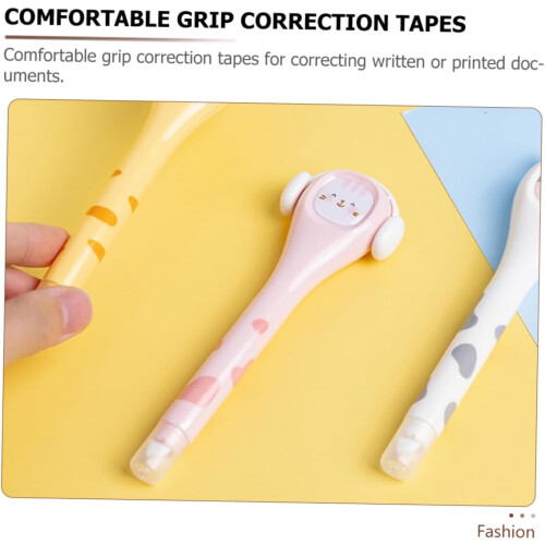 Correction Tape Pen Format, Portable Correction Tool for School, Comfortable Writing, Quick Text Fix, 5mm Wide 2
