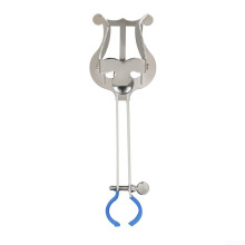Trumpet Lyre Silver Handy Size for Marching Band and Concerts, Essential Accessory for Music Performance