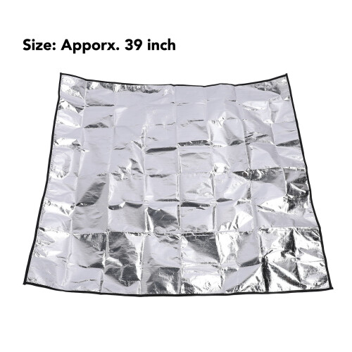 Durable 39" 4-Layer Grill Mat: Fireproof Waterproof Oil Proof 1