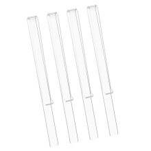 Sheet Music Page Holder Clip Set - Acrylic Music Sheet Clips, 2 Pairs for Standard Music Stands, Easy to Use