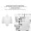 Sewing Machine Thread Cone Stand Plastic Adapter for 14CG744 14CG754 & 14HD854 3
