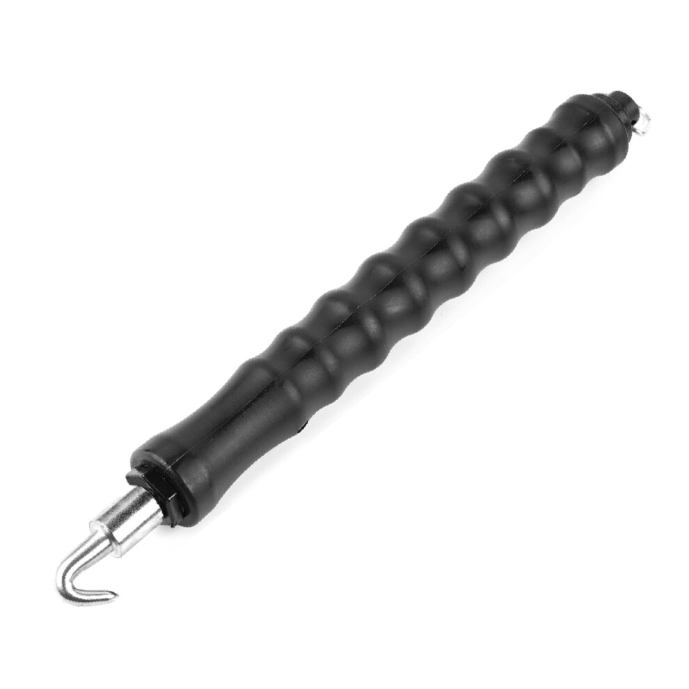 Semi-Automatic Carbon Steel Rebar Tie Wire Twister - 260Mm Black Curved Hook 4011344970986