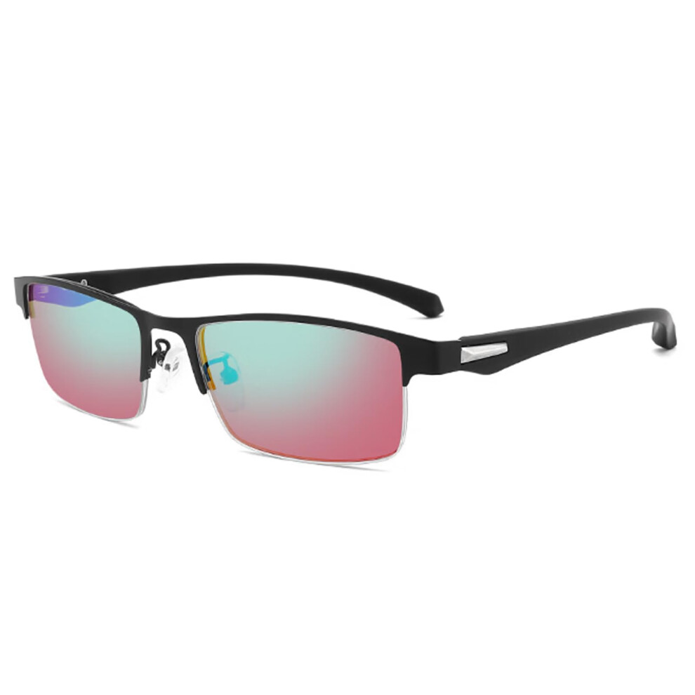 Colour Blind Glasses for Men and Women, Lightweight TR Frame, Red Green Vision Correction for Driving, Black Color