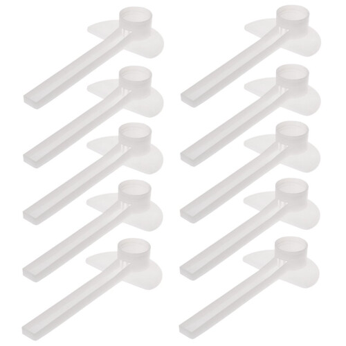 10 Pack Beekeeping Feeders, Easy-Threading, Multifunctional Plastic Honey Bee Feed Dispenser, Durable and Versatile
