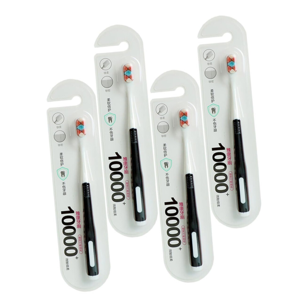 Pack of 4 Maternal Toothbrushes for Sensitive Gums, Soft Bristles, Random Colors, Gentle Dental Care for Pregnant Women