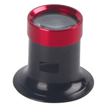 10x Watchmaker's Magnifying Glass Monocle Loupe for Precision Mechanics Inspection, Jewelry, and Stamps
