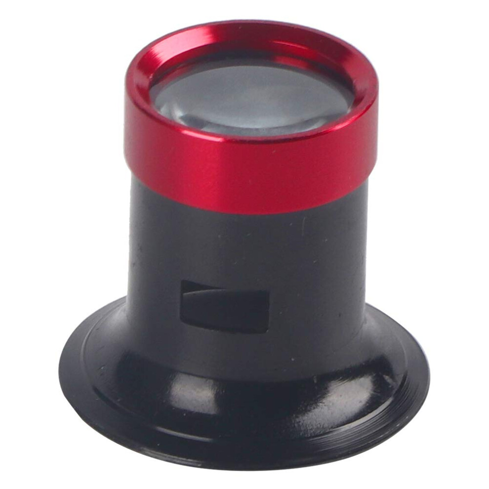 10x Watchmaker's Magnifying Glass Monocle Loupe for Precision Mechanics Inspection, Jewelry, and Stamps
