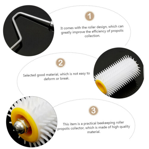 Propolis Collection Roller Tool for Beekeeping, Efficient Propolis Harvesting Equipment, Durable Honeycomb Collection Tool 2