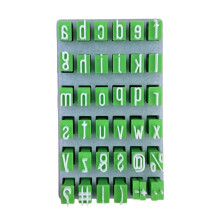 Professional Alphabet and Number Stamp Set for Ceramic Art Projects, Durable Crafting Tools, 26 Letters and Numbers
