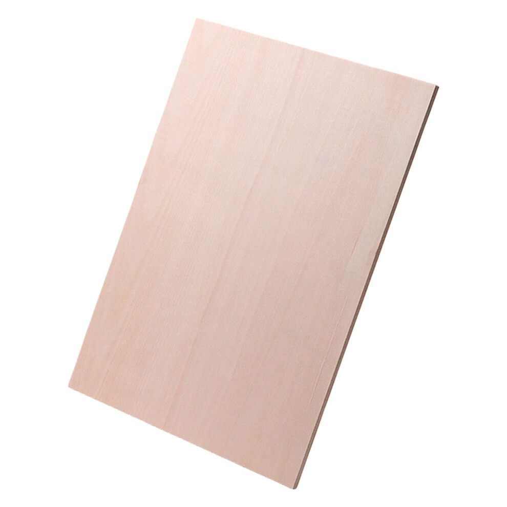 Plywood Sheets Double Sided Unfinished Wood Board 4Mm Thick For Crafting, Model Painting, Engraving, 15Cm X 22Cm 6447073204111