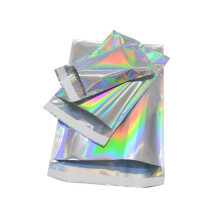 Mailing Bags 100 Pieces Self-Sealing Holographic Plastic Envelopes 16x23cm for Jewelry Gifts and Storage