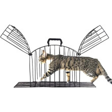 Duschnetz for Katzenpflege, Metall- und Edelstahlhaustierbadekäfig, Krallenschneiden & Katzendusch-Haartrockner