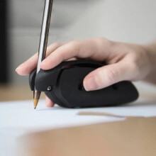 Ergonomic Writing Aid for Limited Hand Mobility, Sturdy Plastic Pen Holder, Easy Transition for Left-Handed Users