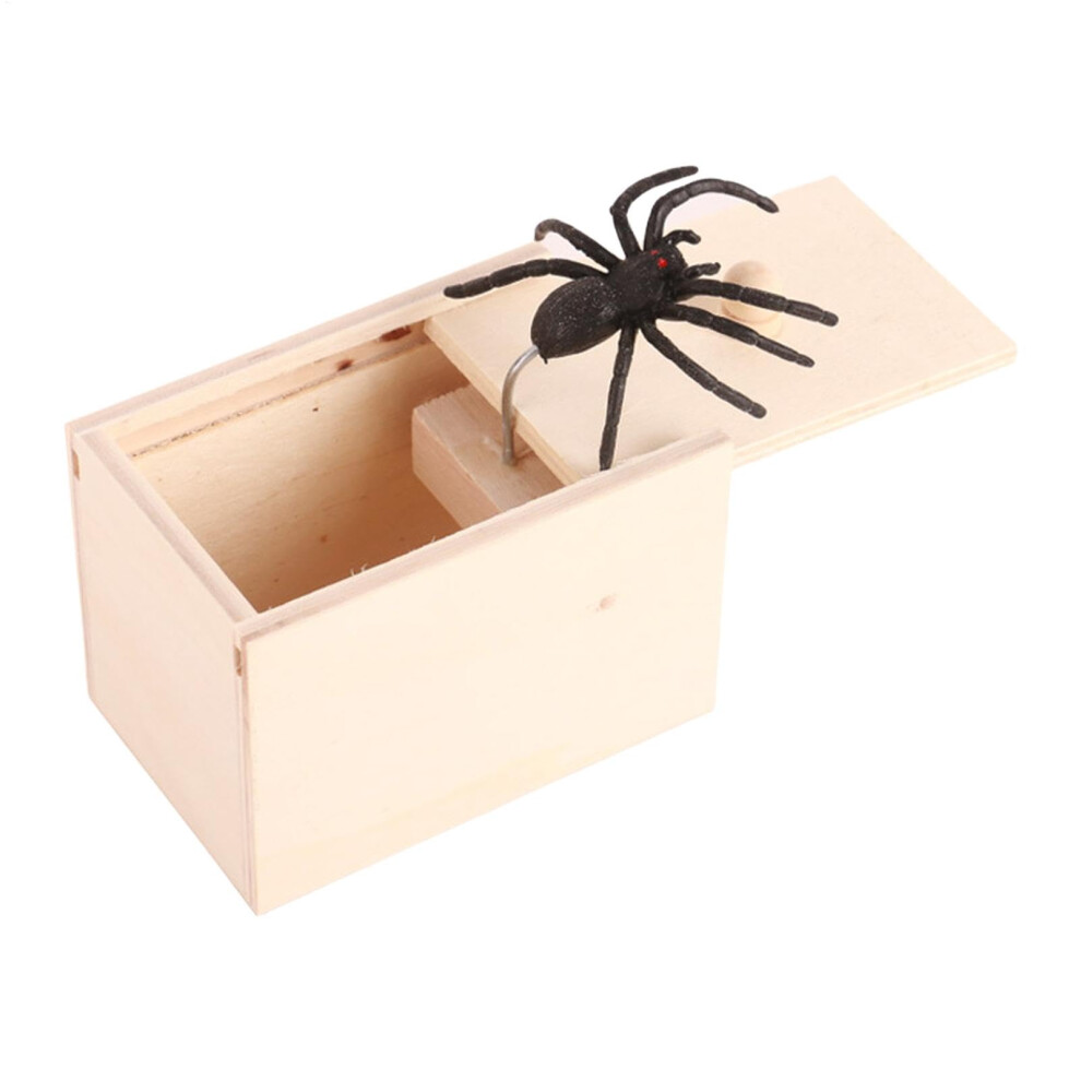 Spider In Box Prank Toy, Realistic Soft Rubber Spider, Funny Scarebox for Halloween Parties, April Fools Joke-image-OPC-PK69P8B-NEW