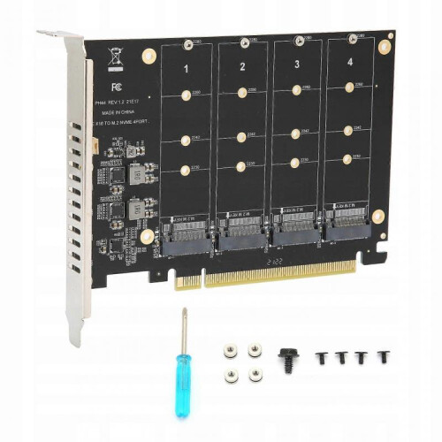 Dual M.2 Nvme Pcie X16 Ssd Adapter