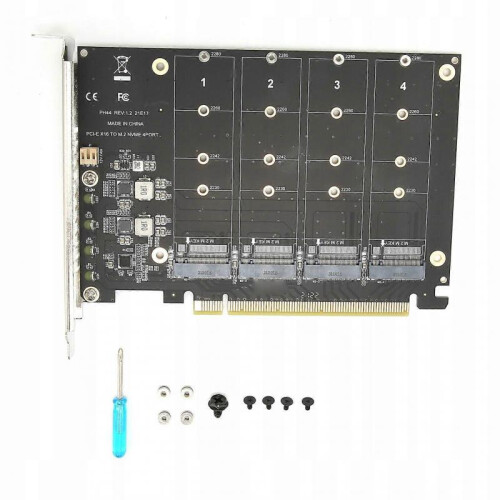 Dual M.2 Nvme Pcie X16 Ssd Adapter 1