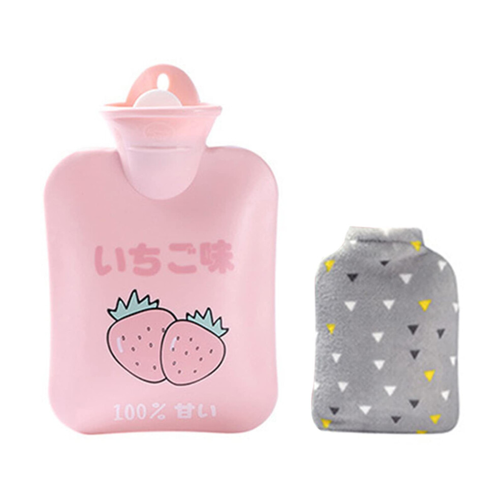 Cartoon Plush Cover Hot Water Bottles for Kids, Soft Fluffy Multipurpose 2L Hot Water Bottle, Cozy Warmth Accessory