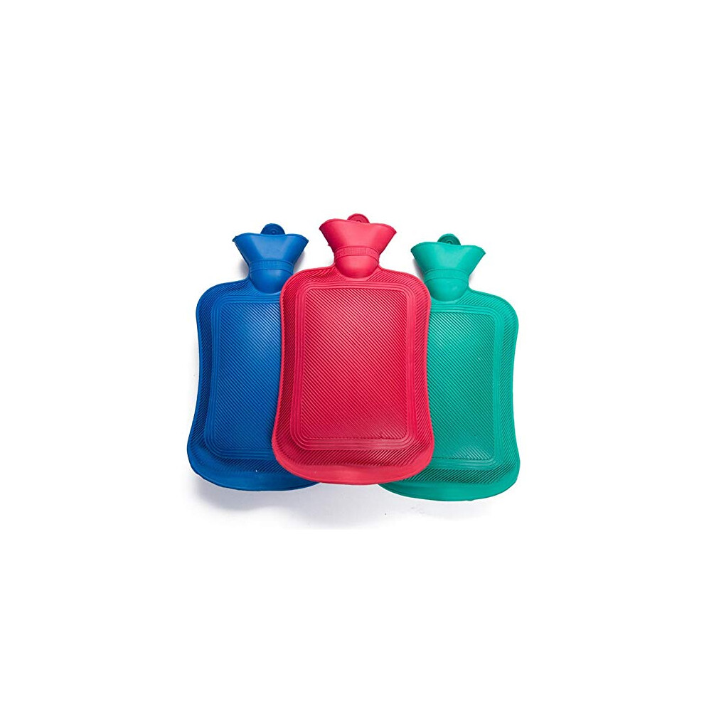 Hot Water Bottle Thick High Density Rubber Hand Warmer Bag 2pcs Small Hot Water Bags for Winter Use
