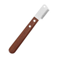 Hunde Haarmesser Metallkamm für Haustierpflege, Linkshändig, Mantelmesser und Hundepfeife für Grooming Tools